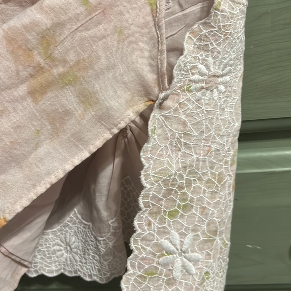 Zara Art Deco XS Floral Appliqué Crop Cami - Picture 4 of 11